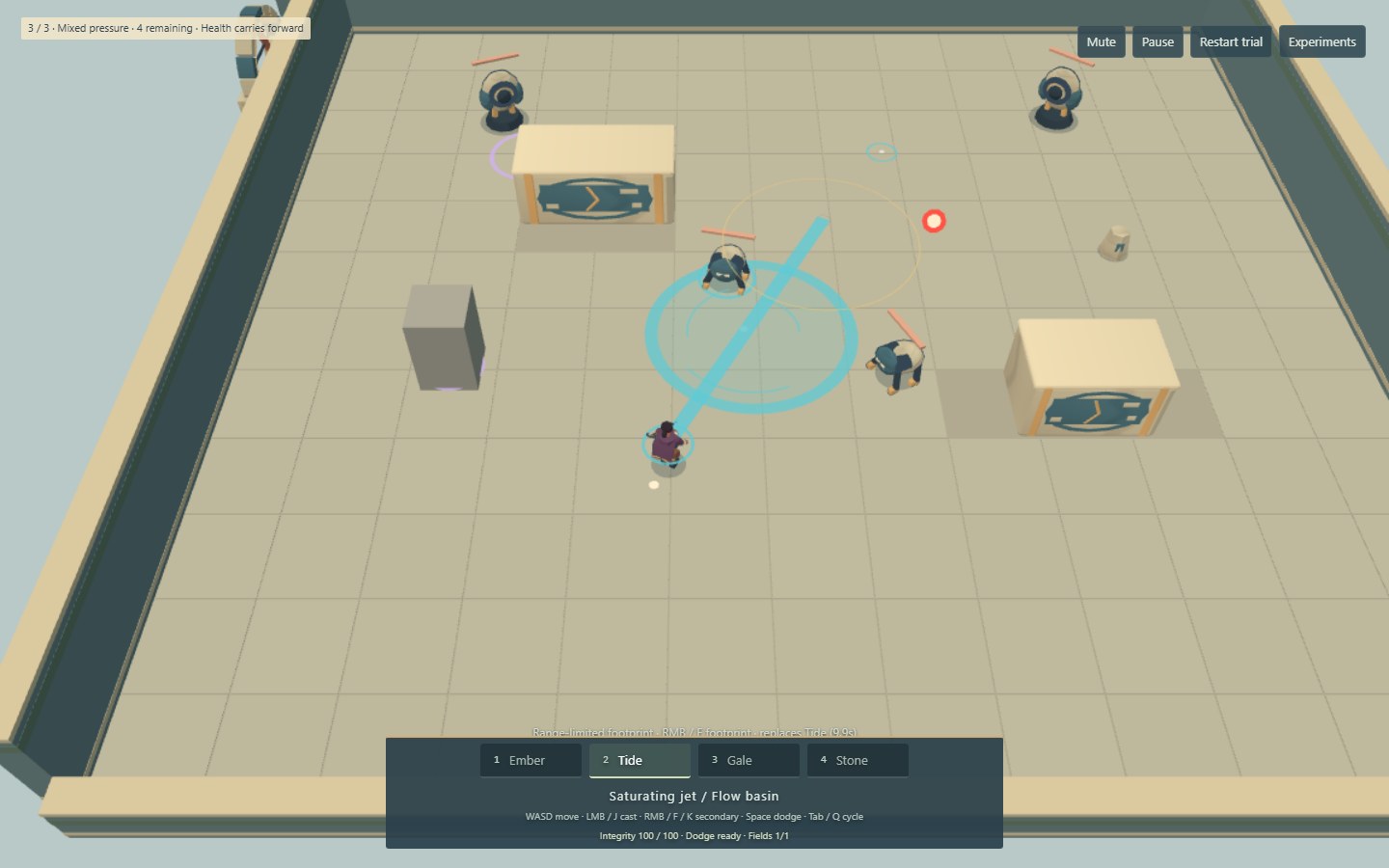 Actual combat in Oblique court